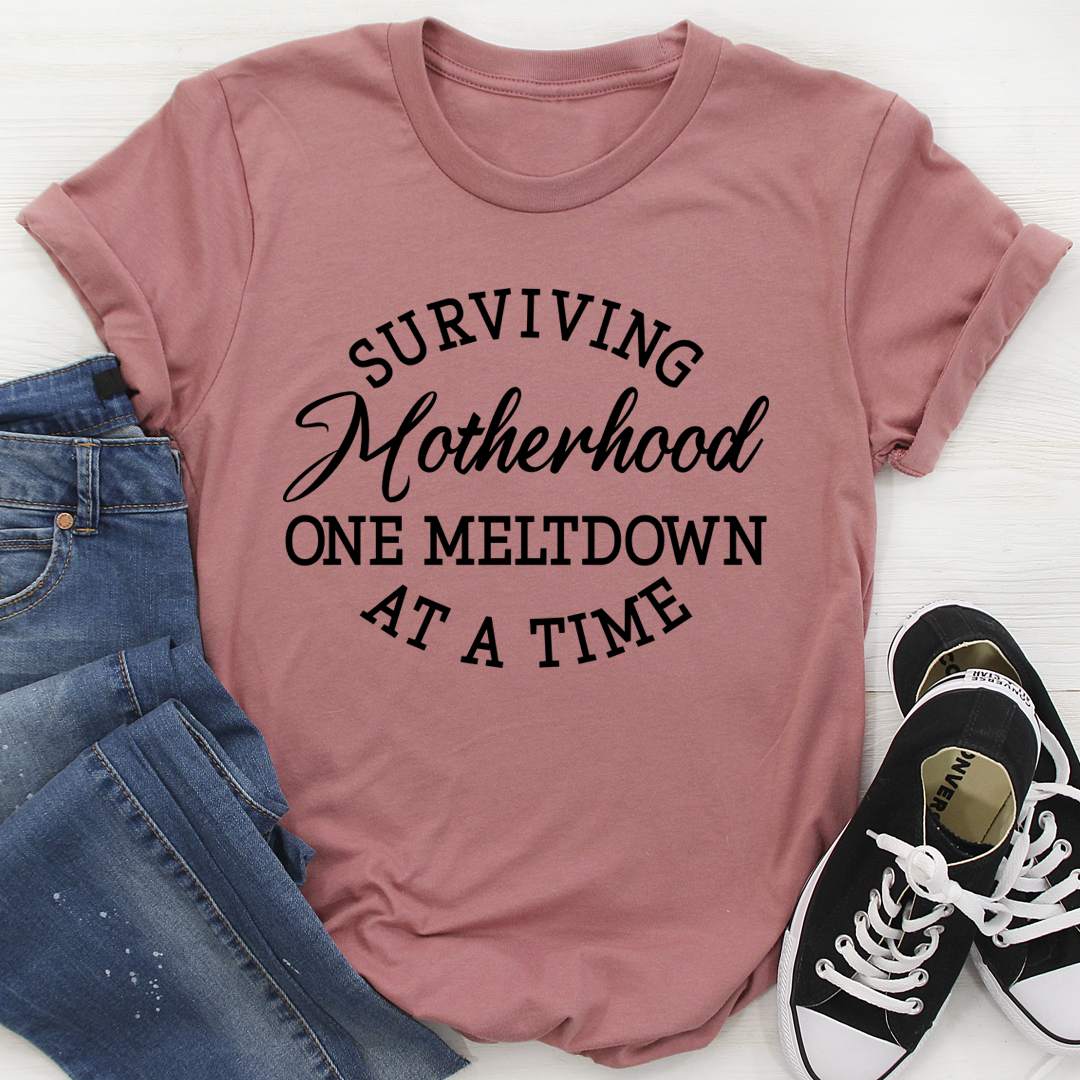 Surviving Motherhood T-Shirt MerchMallow