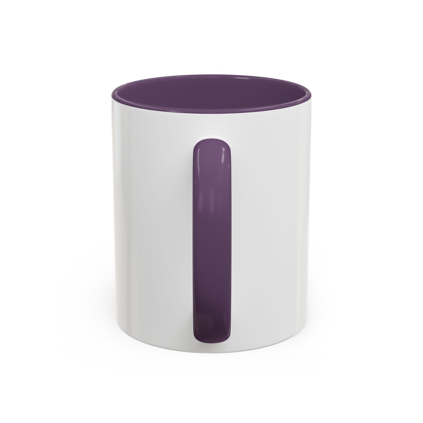 NK Monogram Accent Coffee Mug — Black Logo Ceramic Cup (11/15 oz) Printify