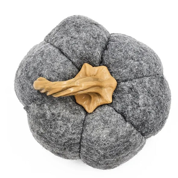 Set Of 3, 8.3x8.3x5.5 Gray Pumpkin, Pumpkin Ornament Decor For Holiday Harvest Festival Fall Festival Thanksgiving null
