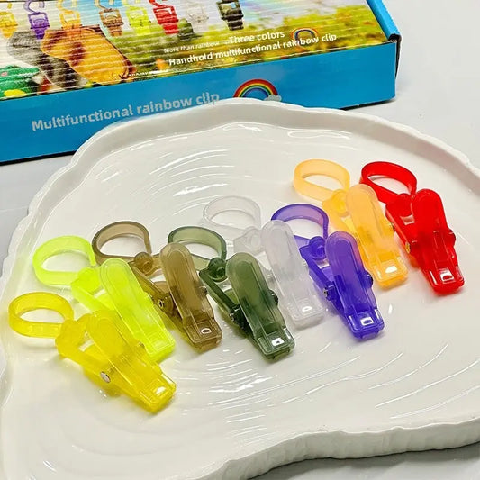 16-Pack Heavy Duty Multi-Purpose Binder Clips – Assorted Sizes for Office, Kitchen & Home Organization null