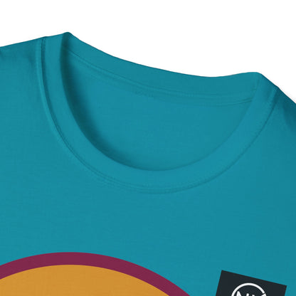 Sunset Palm T-Shirt — Retro Tropical Beach Graphic Tee Printify
