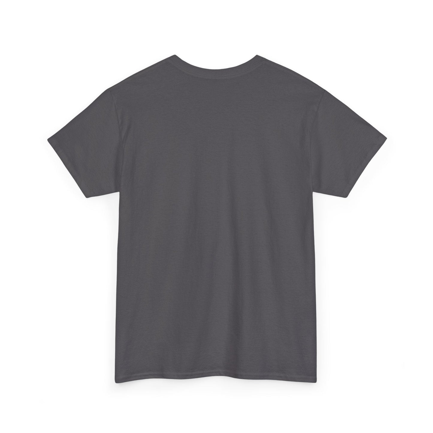 Patriotic "LOVE" Graphic Tee — American Flag Heart & Donut Design Printify