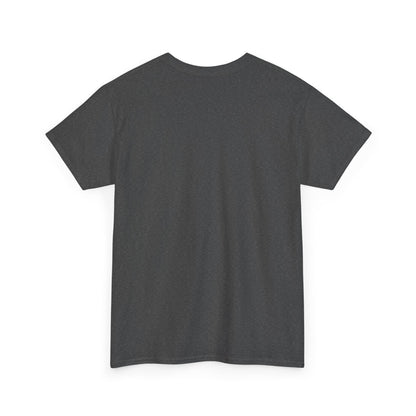 Patriotic "LOVE" Graphic Tee — American Flag Heart & Donut Design Printify