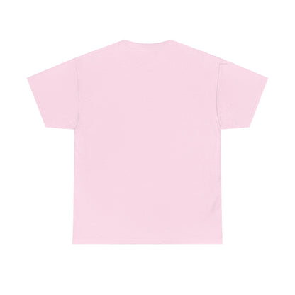 Patriotic "LOVE" Graphic Tee — American Flag Heart & Donut Design Printify