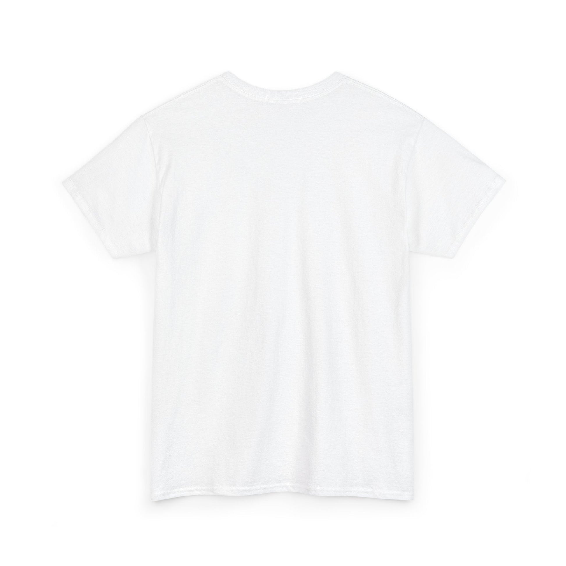 Patriotic "LOVE" Graphic Tee — American Flag Heart & Donut Design Printify