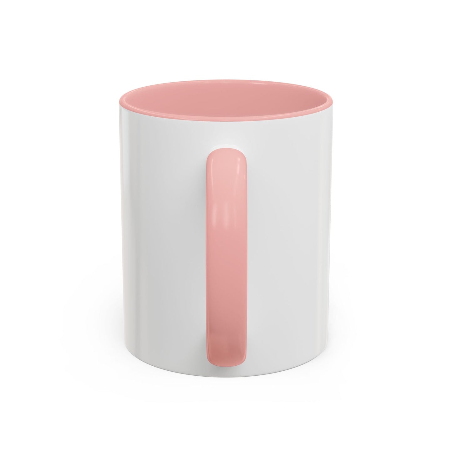 NK Monogram Accent Coffee Mug — Black Logo Ceramic Cup (11/15 oz) Printify