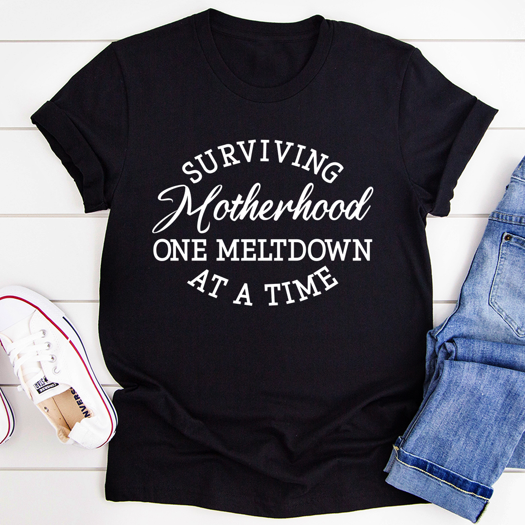 Surviving Motherhood T-Shirt MerchMallow