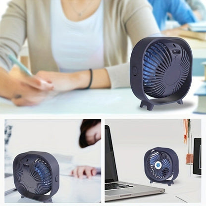 New Desktop Small Fan, Portable Office Student Dormitory Home Mini Fan Silent - Random Color - Prohibited From Sale On Amazon Platform null
