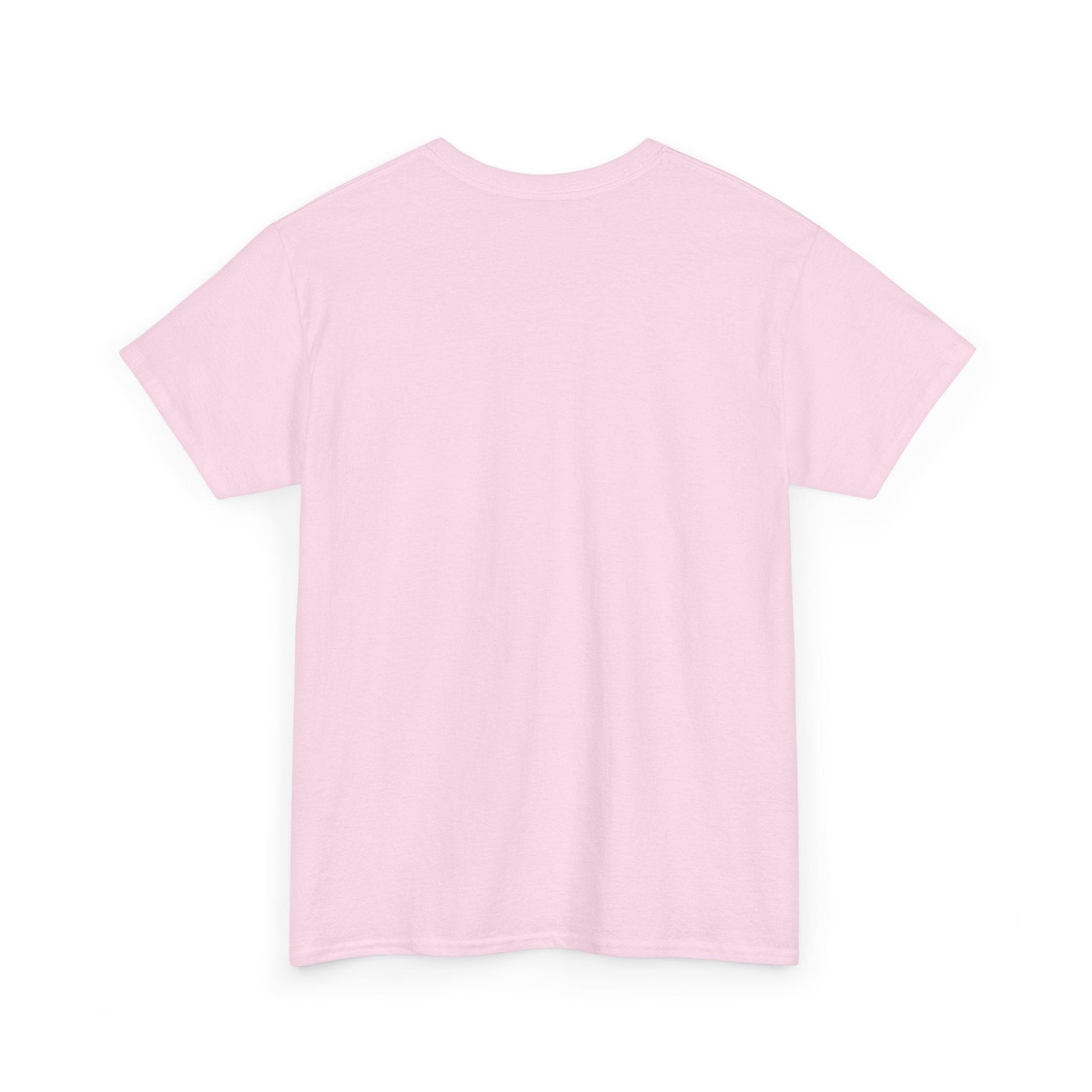 Patriotic "LOVE" Graphic Tee — American Flag Heart & Donut Design Printify