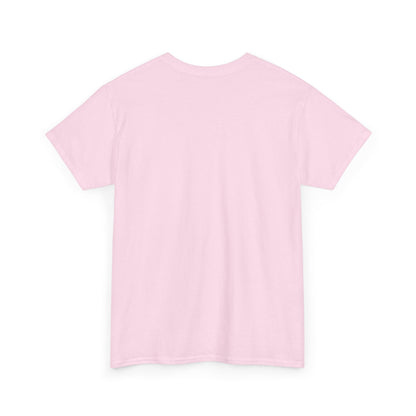 Patriotic "LOVE" Graphic Tee — American Flag Heart & Donut Design Printify