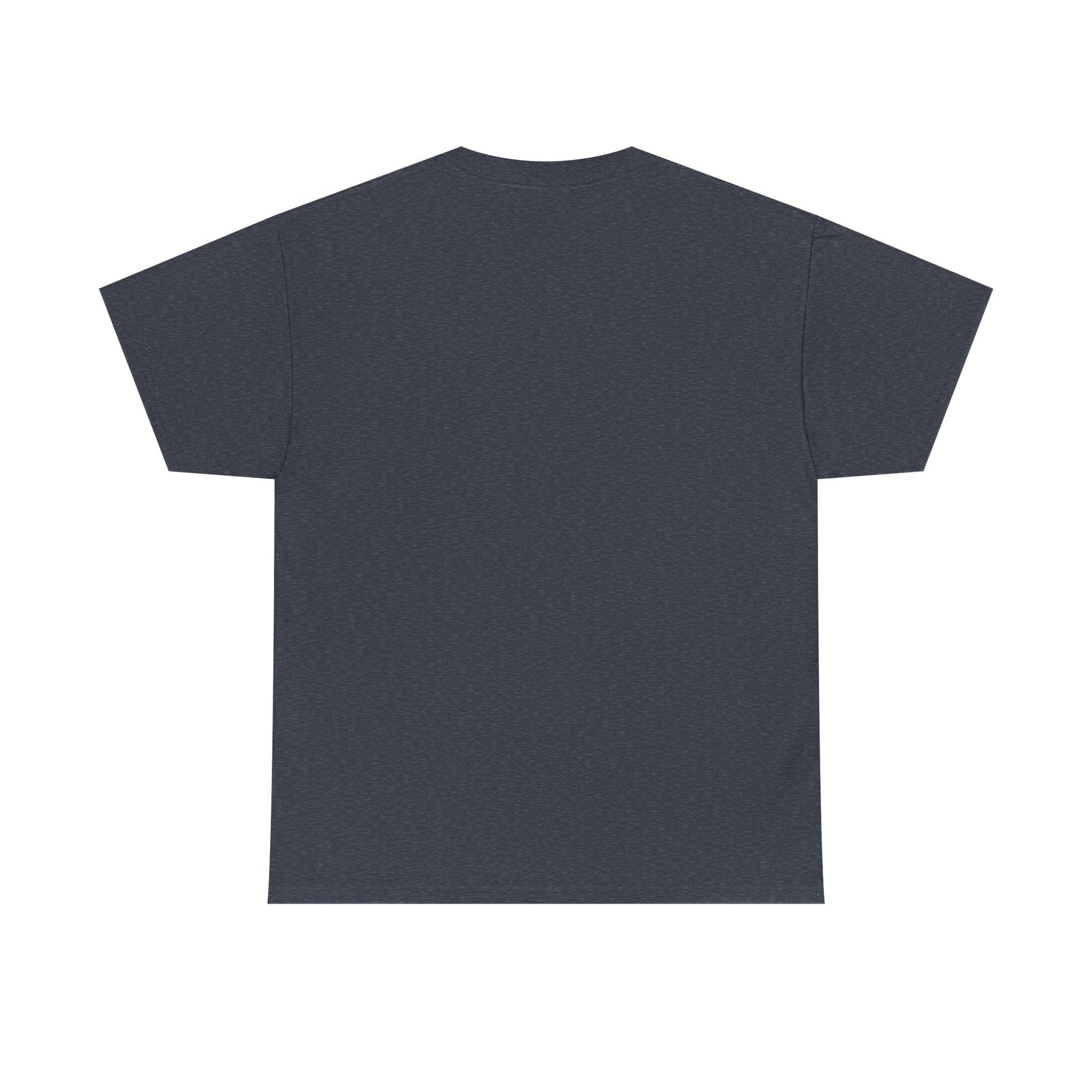 Patriotic "LOVE" Graphic Tee — American Flag Heart & Donut Design Printify