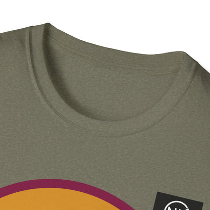 Sunset Palm T-Shirt — Retro Tropical Beach Graphic Tee Printify