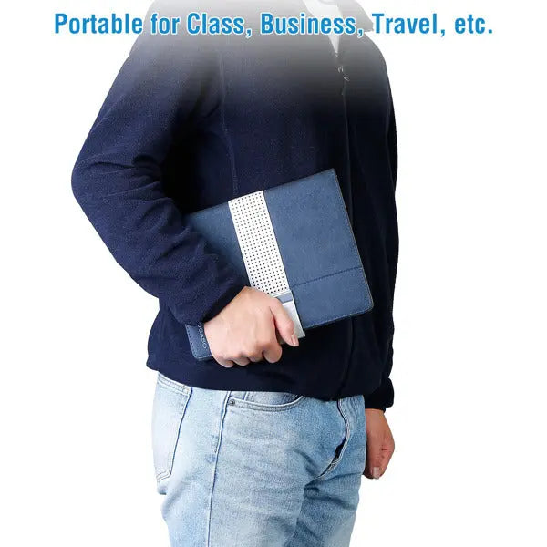 9.7 Inch Tablet Padfolio Case – PU Leather Executive Portfolio with Notepad, Stand & Tablet Sleeve null