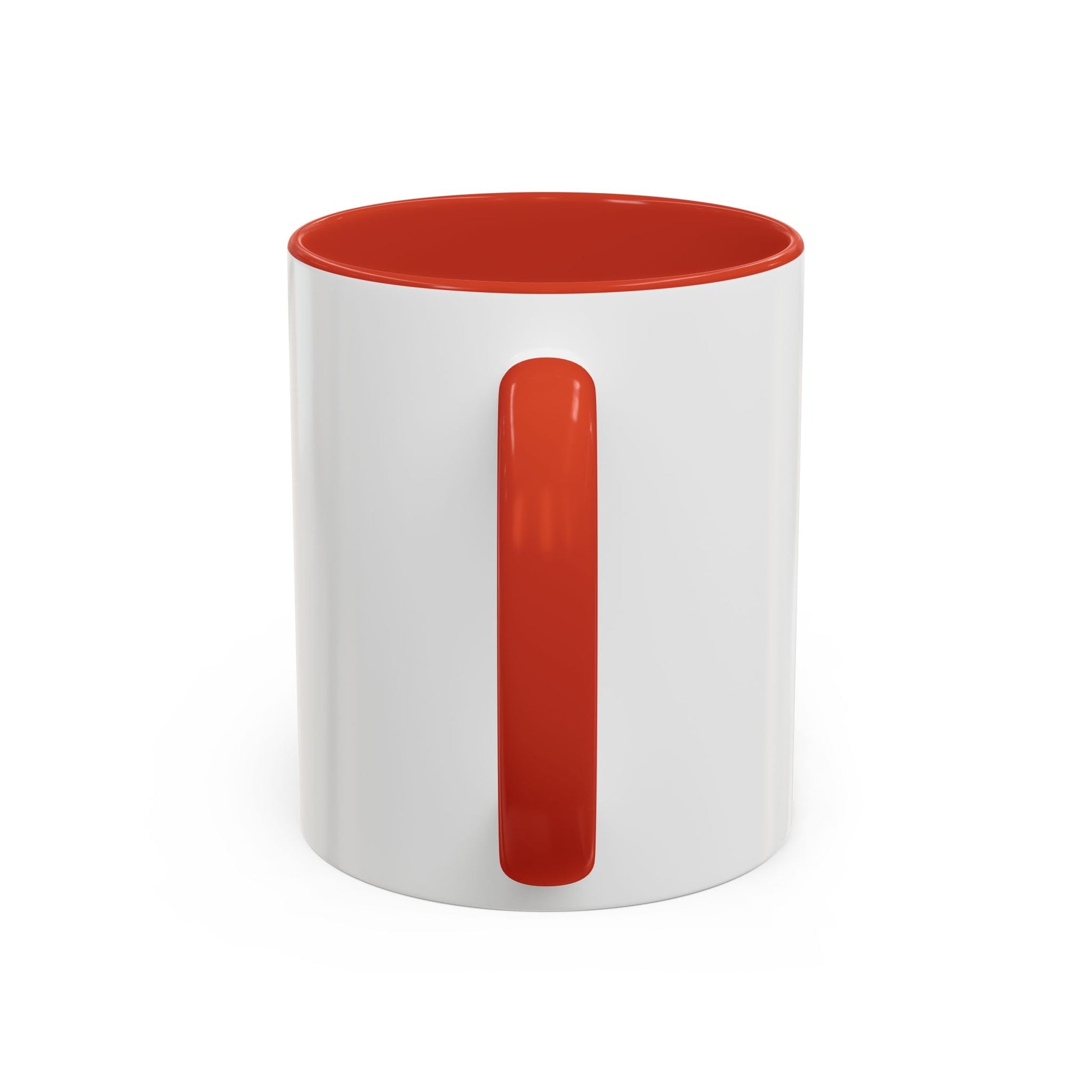 NK Monogram Accent Coffee Mug — Black Logo Ceramic Cup (11/15 oz) Printify