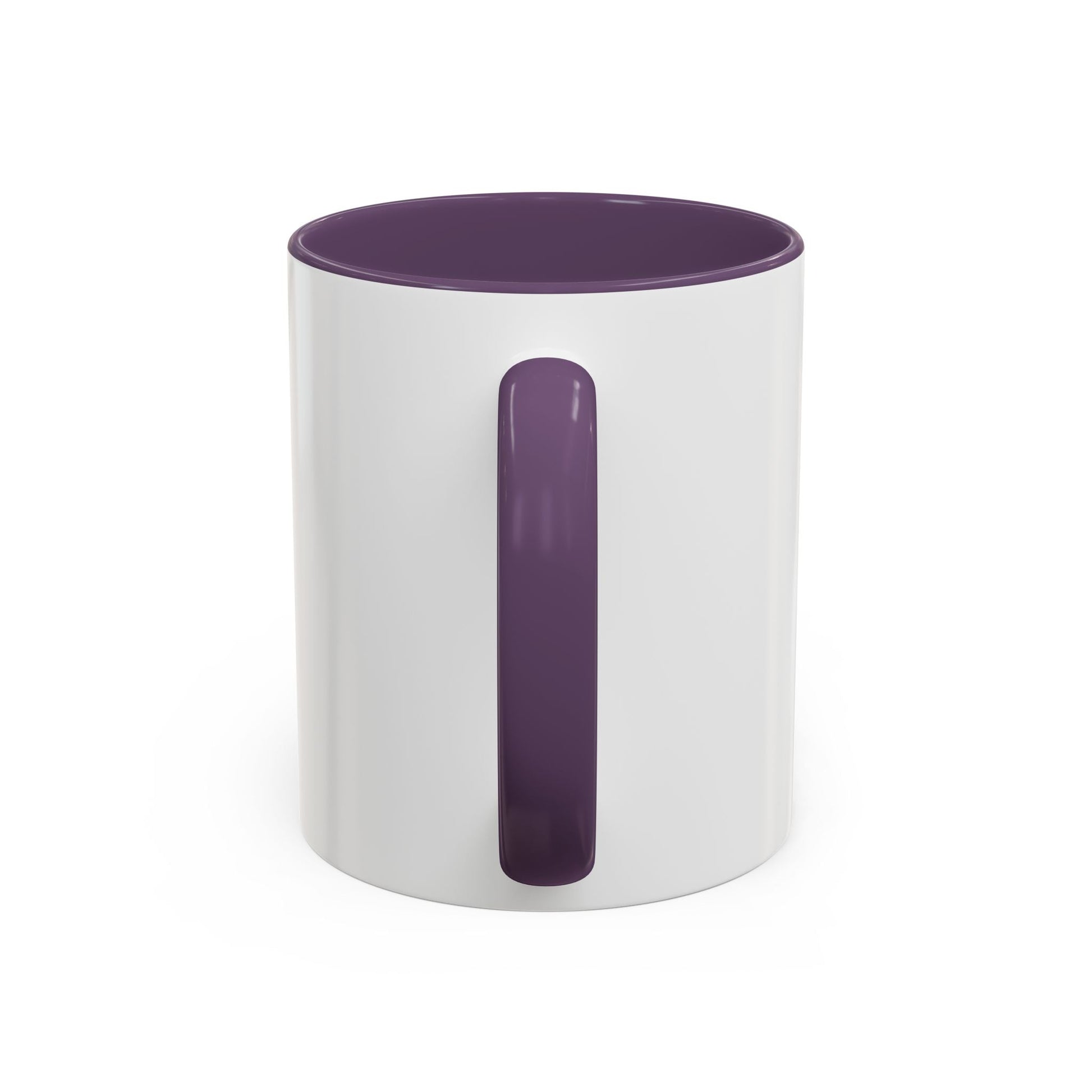 NK Monogram Accent Coffee Mug — Black Logo Ceramic Cup (11/15 oz) Printify