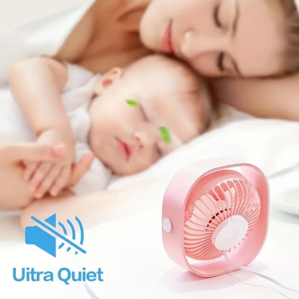 New Desktop Small Fan, Portable Office Student Dormitory Home Mini Fan Silent - Random Color - Prohibited From Sale On Amazon Platform null