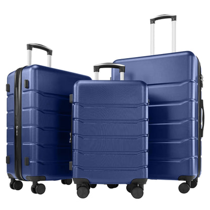 Hardshell Carry-On & Checked Luggage Set – 20, 24 & 28 Inch Spinner Suitcase with TSA Lock null