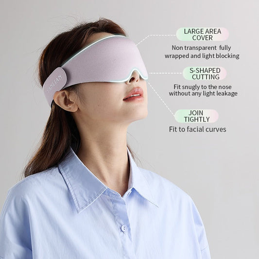 Light-shading Sleep Aid Eye Mask, Which Can Be Used For Travel And Home Office, Skin-friendly And Comfortable 3D Eye Mask, Shading And Breathable To Relieve Eye Fatigue null