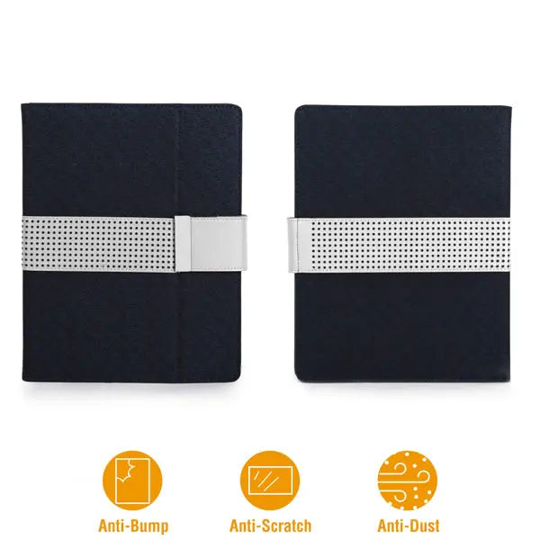 9.7 Inch Tablet Padfolio Case – PU Leather Executive Portfolio with Notepad, Stand & Tablet Sleeve null