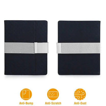 9.7 Inch Tablet Padfolio Case – PU Leather Executive Portfolio with Notepad, Stand & Tablet Sleeve null