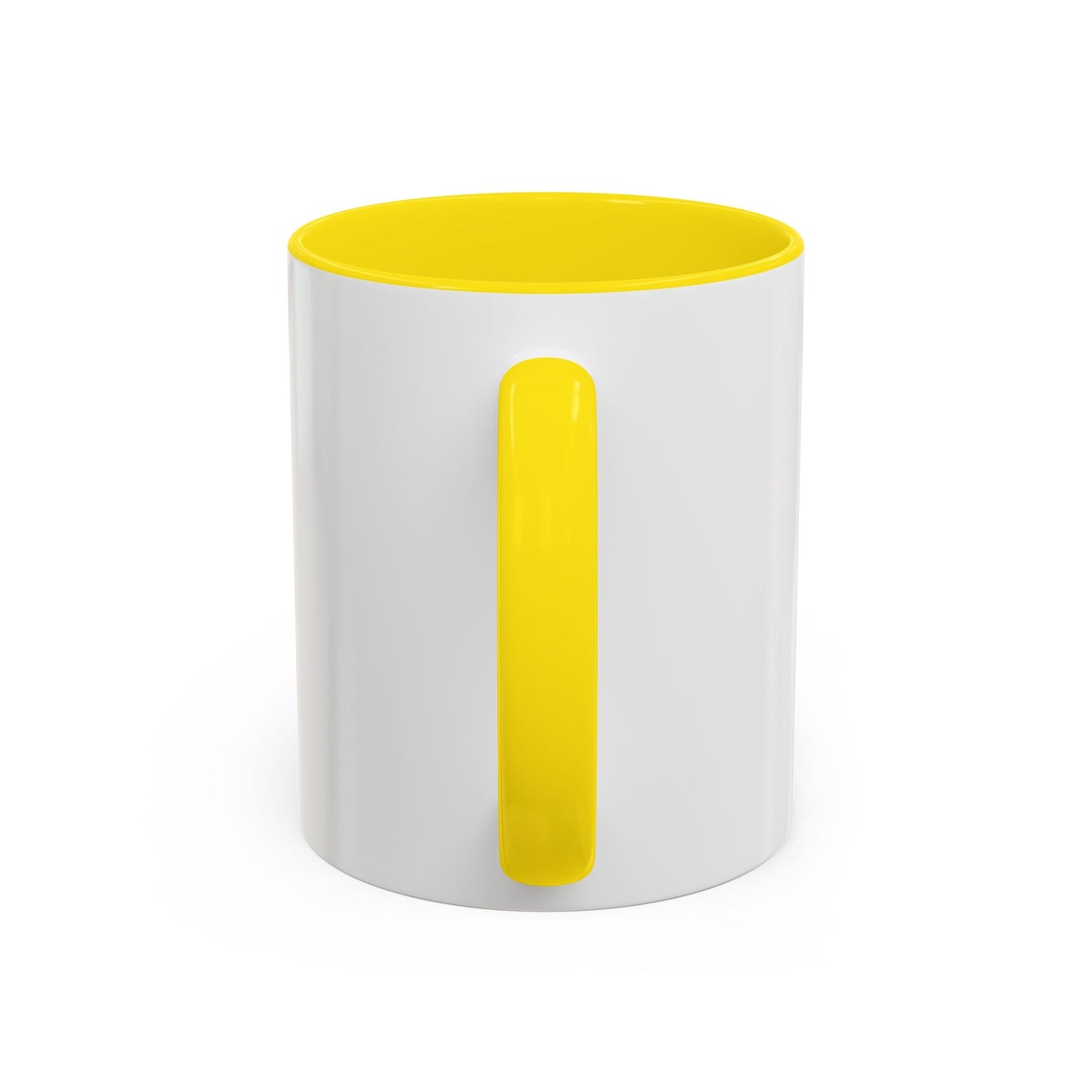 NK Monogram Accent Coffee Mug — Black Logo Ceramic Cup (11/15 oz) Printify