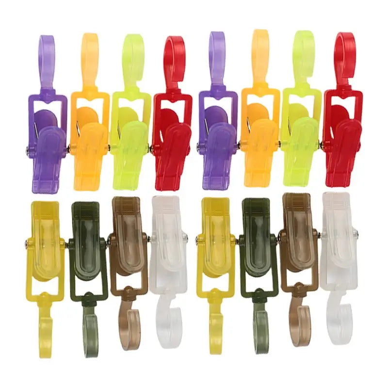 16-Pack Heavy Duty Multi-Purpose Binder Clips – Assorted Sizes for Office, Kitchen & Home Organization null