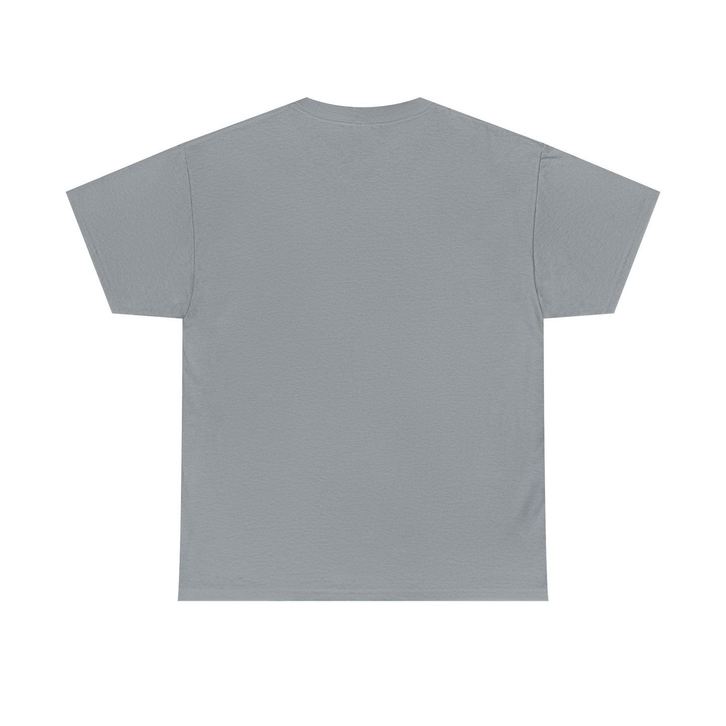 Patriotic "LOVE" Graphic Tee — American Flag Heart & Donut Design Printify