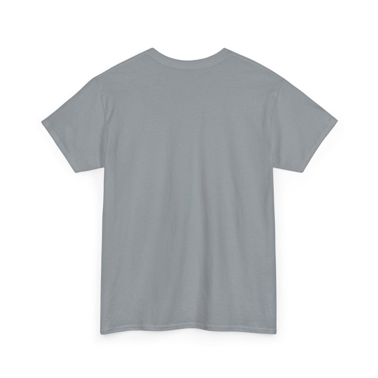 Patriotic "LOVE" Graphic Tee — American Flag Heart & Donut Design Printify