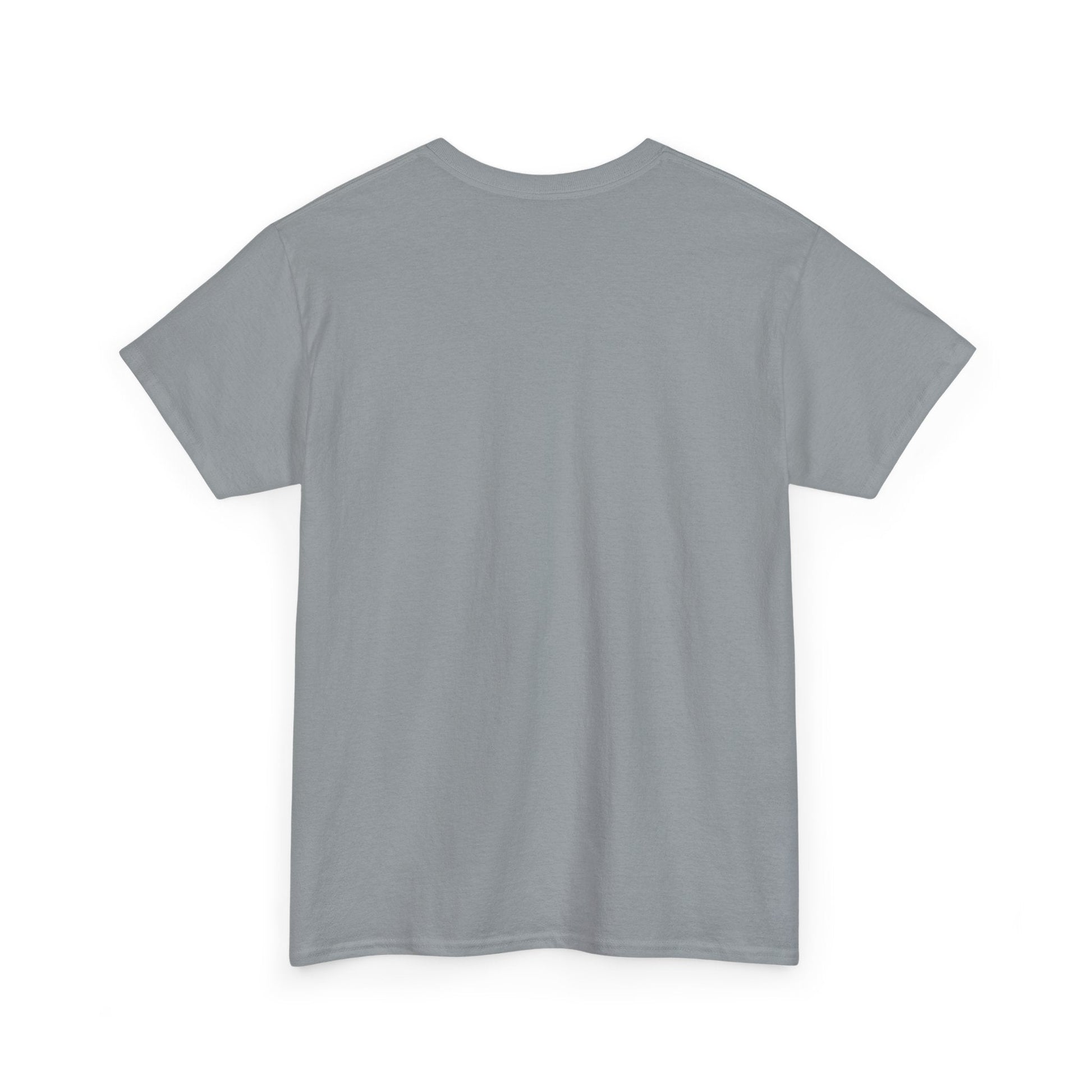 Patriotic "LOVE" Graphic Tee — American Flag Heart & Donut Design Printify