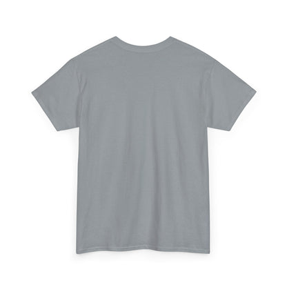 Patriotic "LOVE" Graphic Tee — American Flag Heart & Donut Design Printify