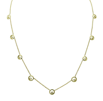 Karma Chain- 14K Gold with Ripples of Diamonds Jane A Gordon: Designs for Life