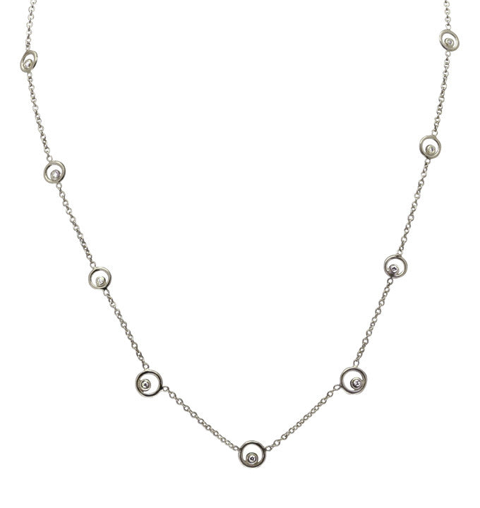 Karma Chain- 14K Gold with Ripples of Diamonds Jane A Gordon: Designs for Life