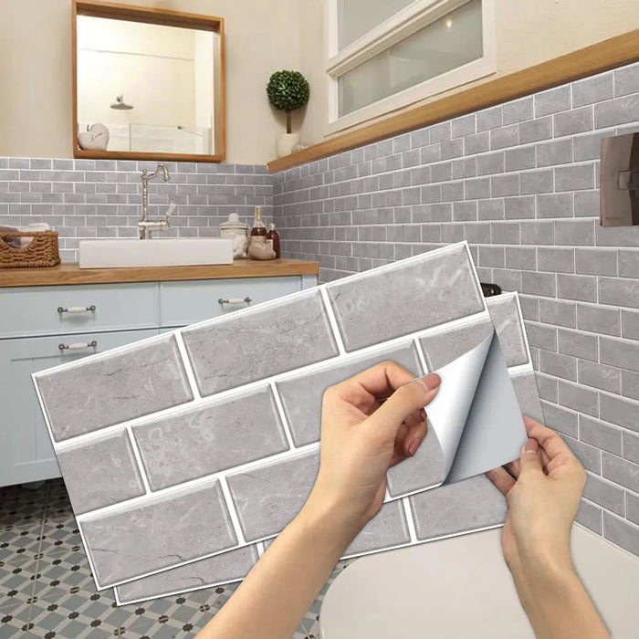 Luxury Gray Marble Peel & Stick Wallpaper – Self-Adhesive Waterproof Wall Sticker for Kitchen, Bathroom & Home Decor