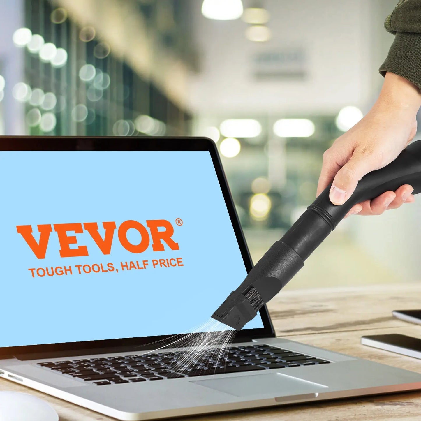 VEVOR 2.6 Gallon Wet Dry Shop Vac – 2.5 HP 3-in-1 Portable Vacuum & Blower with Floor, Car & Upholstery Attachments, ETL Listed null