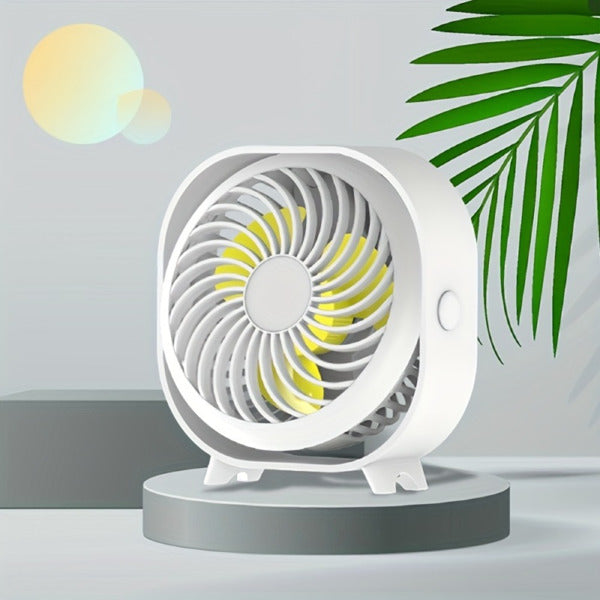 New Desktop Small Fan, Portable Office Student Dormitory Home Mini Fan Silent - Random Color - Prohibited From Sale On Amazon Platform null