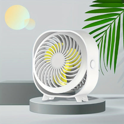 New Desktop Small Fan, Portable Office Student Dormitory Home Mini Fan Silent - Random Color - Prohibited From Sale On Amazon Platform null